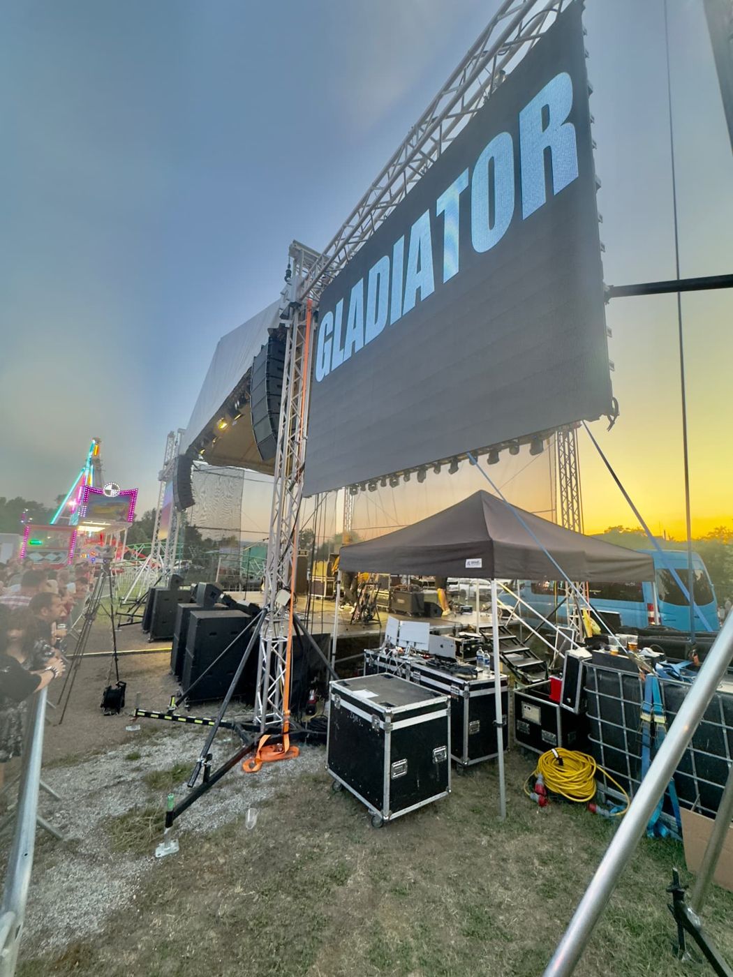 Open-air LED obrazovka
